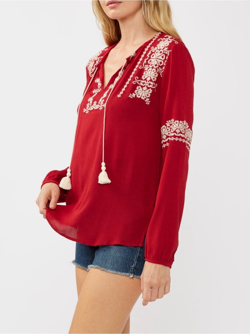 Love Stitch Stella Embroidered Bohemian Blouse size S - Picture 2 of 16